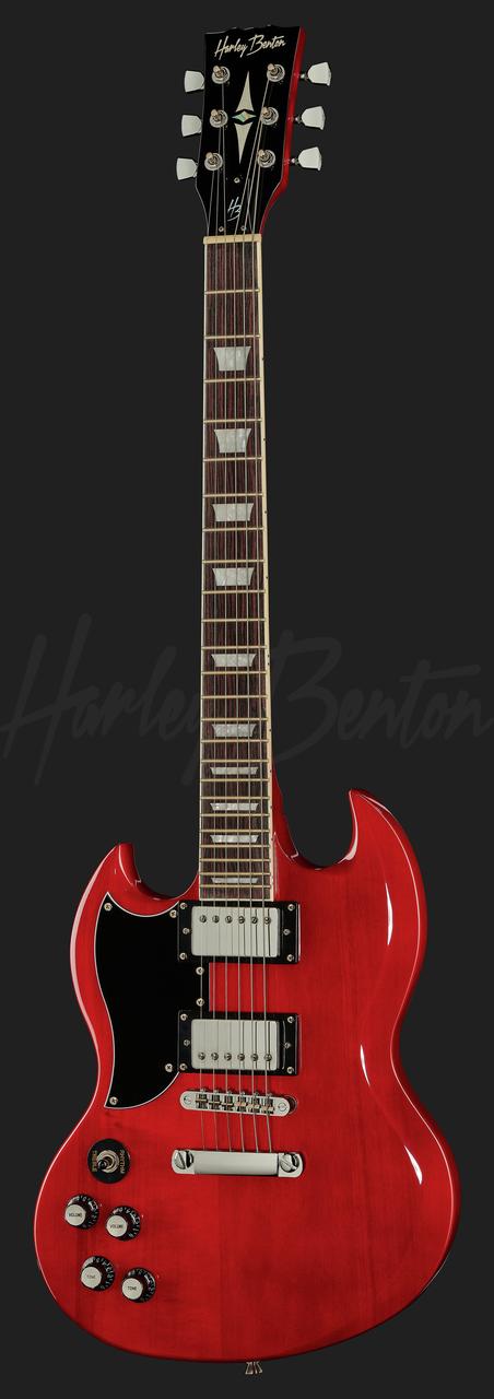 Електрогітара Harley Benton DC-580 LH CH Vintage Series