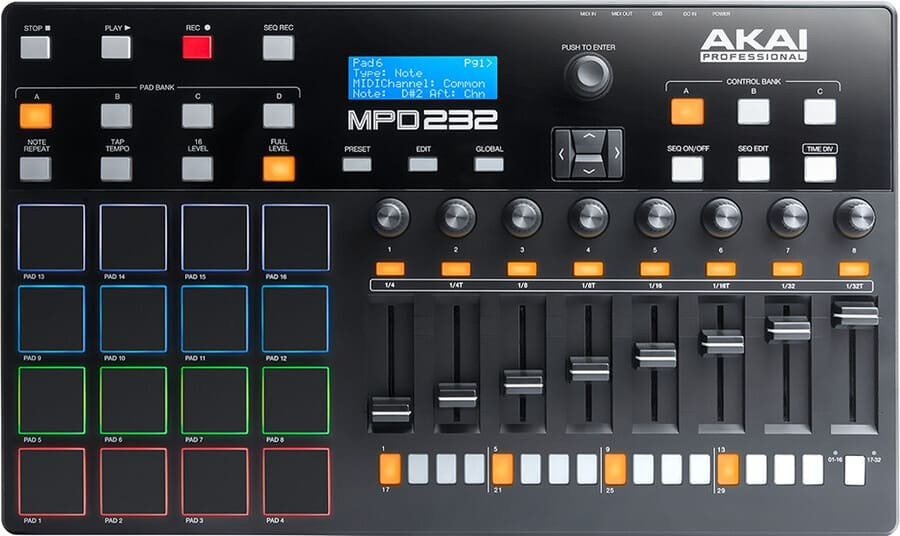 MIDI-контролер Akai MPD232