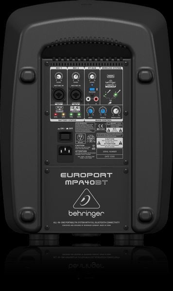 Портативна акустична система Behringer Europort MPA40BT 945308797 фото