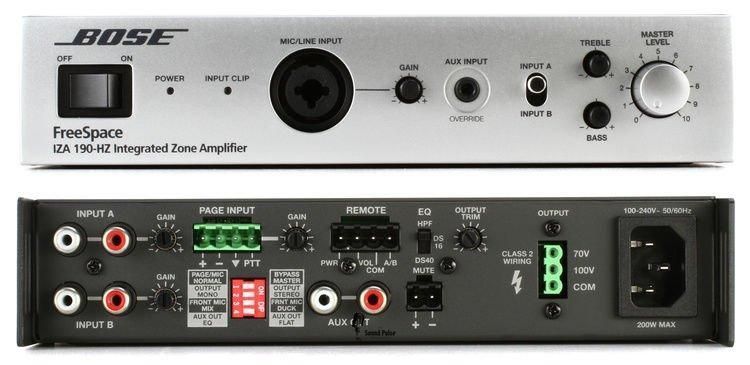 Підсилювач потужності Bose FreeSpace IZA 190-HZ 2269775391 фото