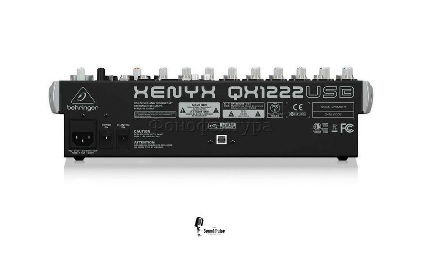 Мікшерний пульт Behringer XENYX QX122USB 912537130 фото