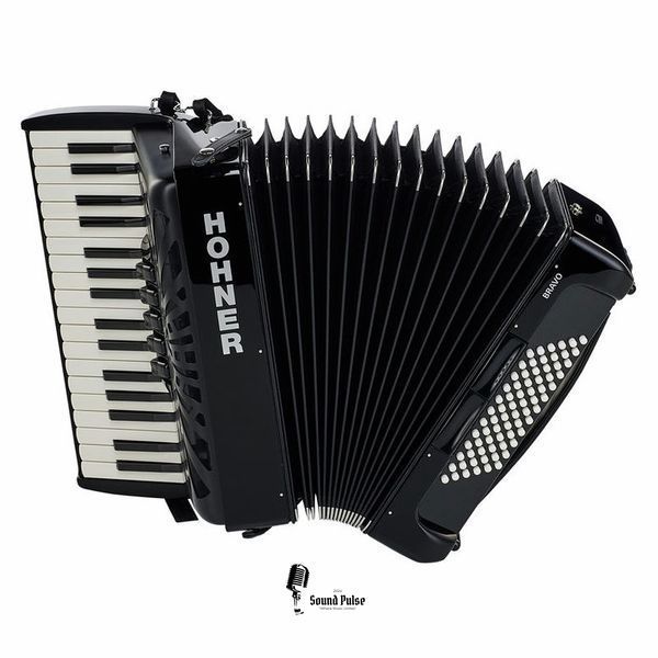 Акордеон Hohner Bravo III 72 Black silent key 04400753 фото