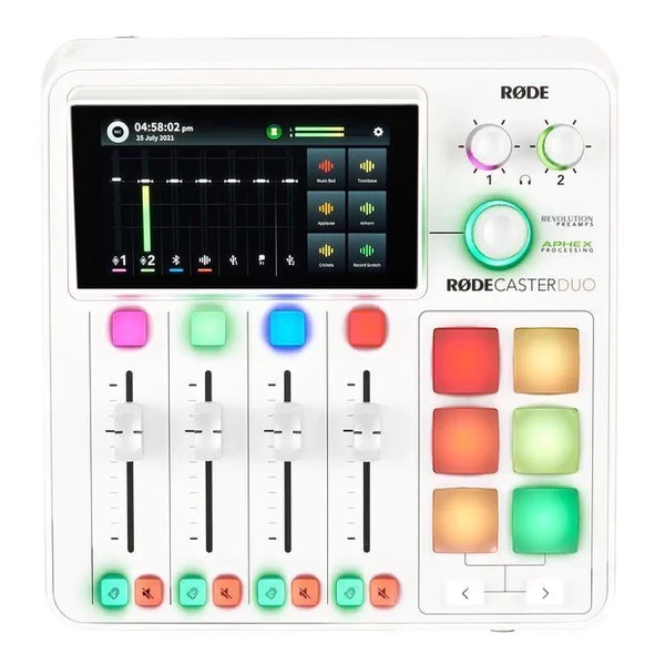 Портативна студія запису Rode Rodecaster Duo White