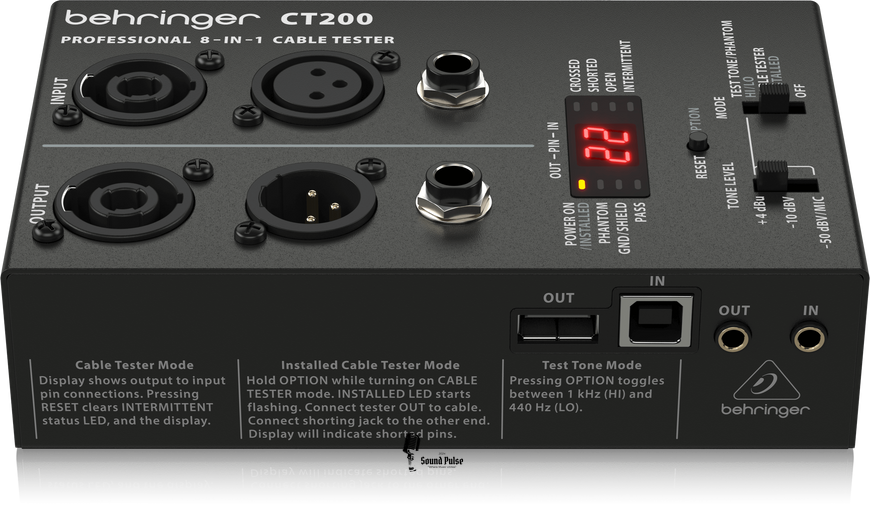 Кабельний тестер Behringer CT200 02500931 фото