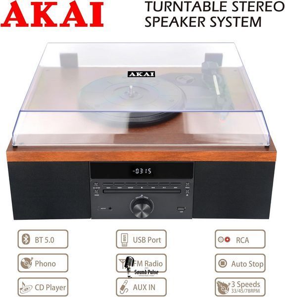 Програвач вінілових дисків Akai ATT-14BT 12501048 фото