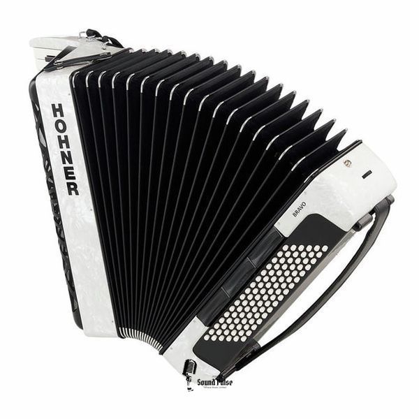 Акордеон Hohner Bravo III 72 White silent key 04400754 фото