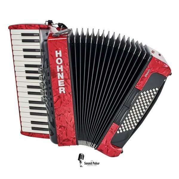 Акордеон Hohner Bravo III 72 Red silent key 04400755 фото