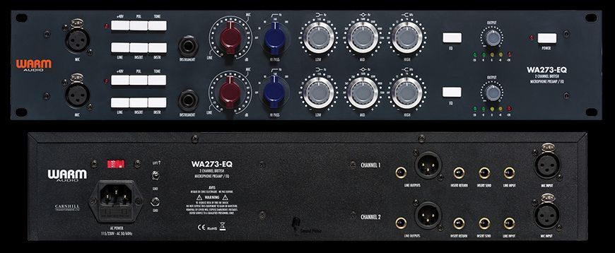 Мікрофонний передпідсилювач Warm Audio WA273-EQ 2267066586 фото