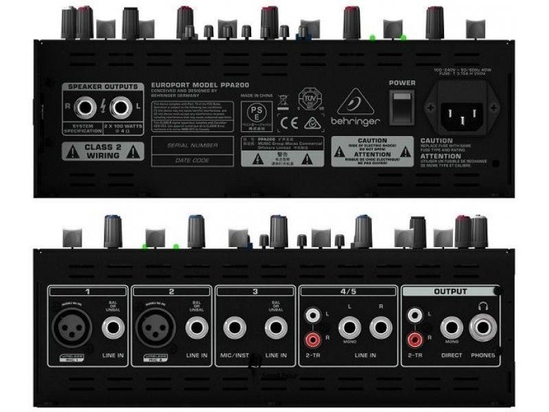 Портативный звукоусилительный комплект Behringer EUROPORT PPA200 931679315 фото
