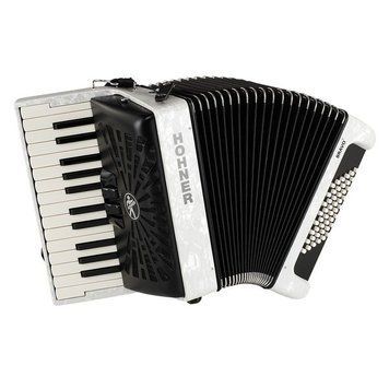Акордеон Hohner Bravo II 48 White silent key 04400762 фото