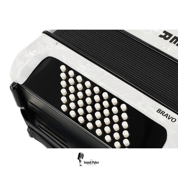 Акордеон Hohner Bravo II 48 White silent key 04400762 фото
