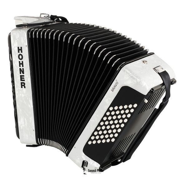 Акордеон Hohner Bravo II 48 White silent key 04400762 фото