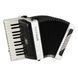 Акордеон Hohner Bravo II 48 White silent key 04400762 фото
