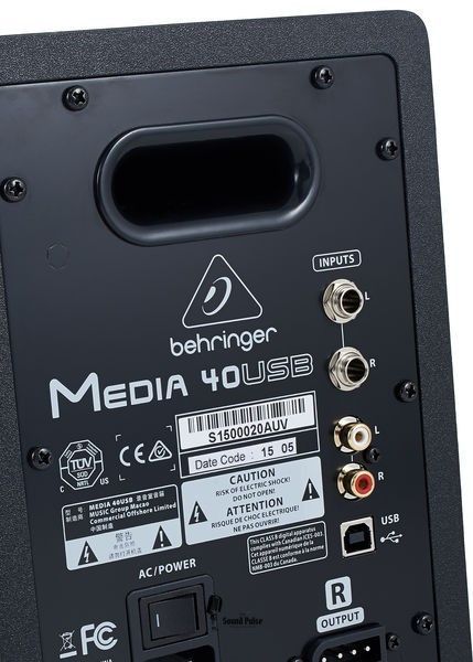 Студійний монітор Behringer MEDIA 40USB 1518474727 фото