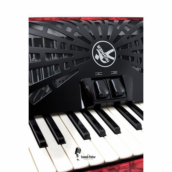 Акордеон Hohner Bravo II 48 Red silent key 04400763 фото