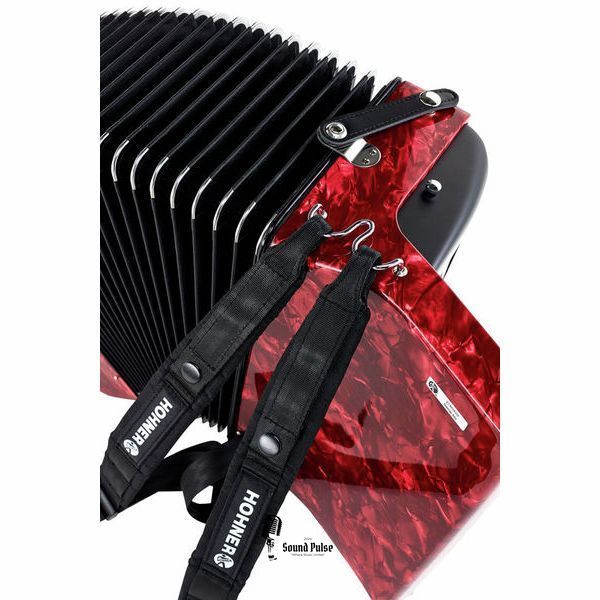 Акордеон Hohner Bravo II 48 Red silent key 04400763 фото
