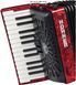Акордеон Hohner Bravo II 48 Red silent key 04400763 фото 8
