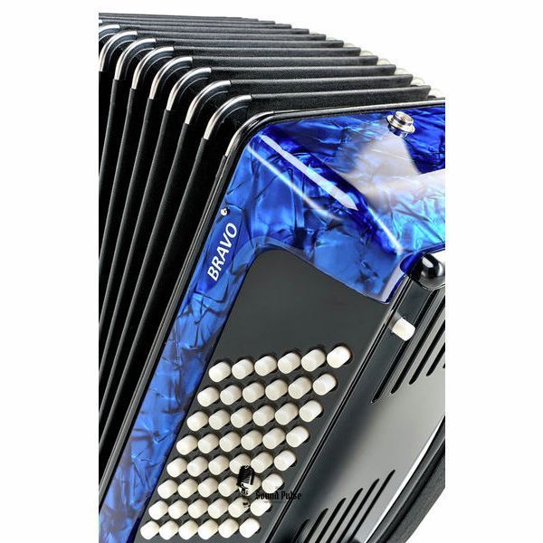 Акордеон Hohner Bravo II 48 Blue silent key 04400764 фото