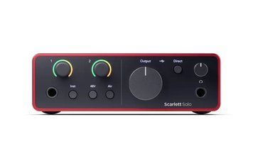 Аудіоінтерфейс Focusrite Scarlett Solo 4th Gen 1959943689 фото