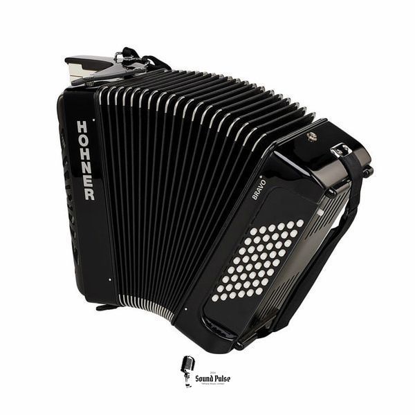 Акордеон Hohner Bravo II 48 Black silent key 04400765 фото