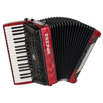 Акордеон Hohner Bravo III 80 Red silent key 04400768 фото