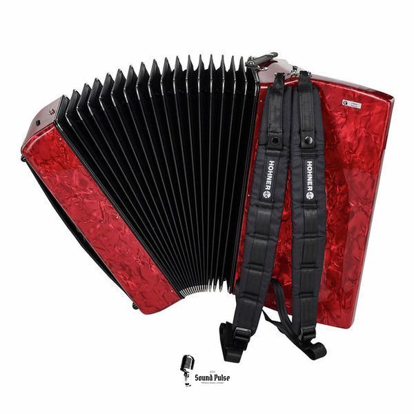Акордеон Hohner Bravo III 80 Red silent key 04400768 фото