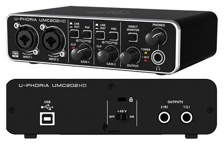 USB аудіоінтерфейс Behringer UMC202HD 998634770 фото