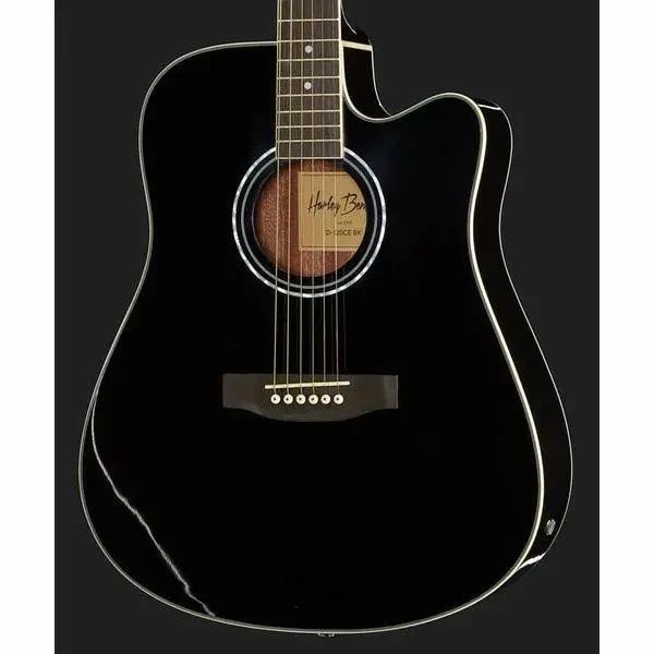 Електроакустична гітара Harley Benton D-120 CE BK 1787683897 фото