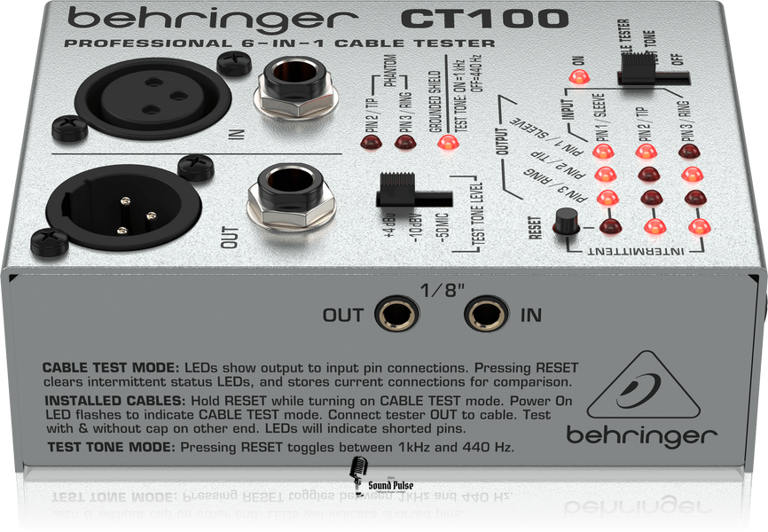 Кабельний тестер Behringer CT100 02500935 фото