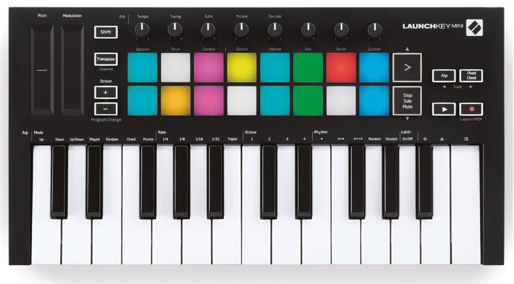 Novation LaunchKey Mini Mk3 MIDI-контроллер